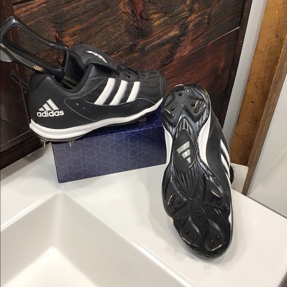 adidas Other - Adidas Baseball Cleat NWT Spinner III Black & White Athletic Shoe SZ 7
